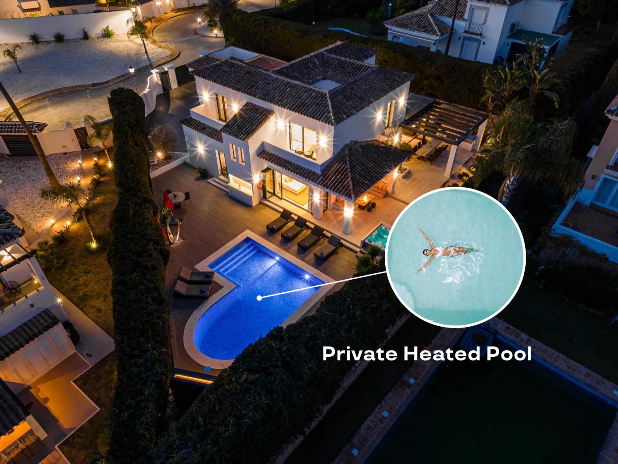 Vacation Marbella I Villa Lina, Golf Valley, Private Heated Pool, Jacuzzi, Close To The Marina 外观 照片